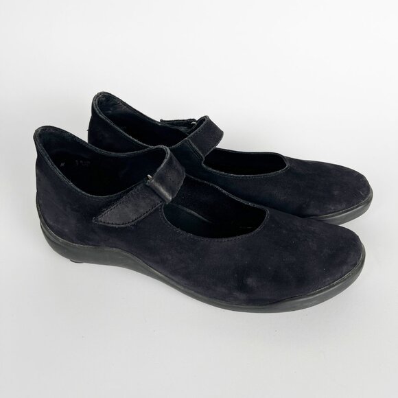 Vintage Arche Leather Suede Mary Jane Flats Athletic Maryjanes Walking Shoes Y2K - Picture 1 of 10